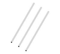 LAVMHAB Tubo de aluminio 6063 de 4 mm de diámetro exterior x 2 mm de diámetro interior de 1,0 mm de grosor de pared de 200 mm de longitud, tubos redondos de aluminio sin costuras (3 piezas)