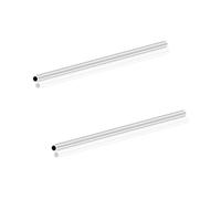 LAVMHAB Tubo de aluminio 6063 de 5 mm de diámetro exterior x 3 mm de diámetro interior de 1,0 mm de grosor de pared de 150 mm de longitud, tubo redondo de aluminio sin costuras (2 unidades)