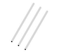 LAVMHAB Tubo de aluminio 6063 de 5 mm de diámetro exterior x 3 mm de diámetro interior de 1,0 mm de grosor de pared de 200 mm de longitud, tubos redondos de aluminio sin costuras (3 piezas)