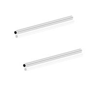 LAVMHAB Tubo de aluminio 6063 de 7 mm de diámetro exterior x 5 mm de diámetro interior de 1,0 mm de grosor de pared de 150 mm de longitud, tubo redondo de aluminio sin costuras (2 unidades)
