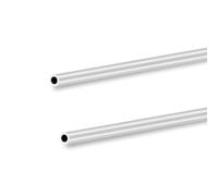 LAVMHAB Tubo de aluminio 6063 de 9 mm de diámetro exterior x 6 mm de diámetro interior de 1,5 mm de grosor de pared de 300 mm de longitud, tubo redondo de aluminio sin costuras (2 unidades)
