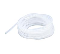 LAVMHAB - Tubo de silicona de grado alimenticio, 12 mm de diámetro interior x 15 mm de diámetro exterior, 8 m, tubo flexible de goma de silicona transparente
