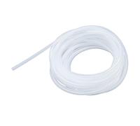 LAVMHAB - Tubo de silicona de grado alimenticio, 6 mm de diámetro interior x 9 mm de diámetro exterior, 8 m, tubo flexible de goma de silicona transparente
