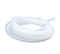 LAVMHAB - Tubo de silicona de grado alimenticio, 9 mm de diámetro interior x 12 mm de diámetro exterior, 8 m, tubo flexible de goma de silicona transparente