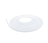 LAVMHAB Tubo de silicona transparente de grado alimenticio, tamaño 3 mm x 6 mm, longitud 11 m, grosor 1,5 mm, manguera de goma flexible para tuberías de aire/agua