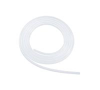 LAVMHAB Tubo de silicona transparente, manguera de grado alimenticio, tamaño 3,2 mm x 6,4 mm, longitud 2,5 m, grosor 1,6 mm, tubo de silicona de goma flexible para tuberías de aire/agua