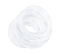 LAVMHAB Tubo de silicona transparente, manguera de grado alimenticio, tamaño 4 mm x 7 mm, longitud 7 m, grosor 1,5 mm, tubo de silicona de goma flexible para tuberías de aire/agua