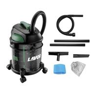 Lavor Aspirador de sólidos y líquidos Rudy 20, función soplador, Capacidad del Compartimento Recogida: 20 l, depósito de Metal, 18 kPa, 1200 W máx