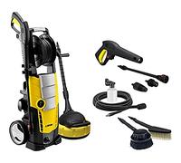 LAVOR Hidrolimpiadora de Agua Fría Galaxy 160 con Enrollador de Manguera, Dos Cepillos y Accesorio Limpiador de Suelos, Presión 160 Bar máx, Caudal 510 l/h máx, Motor 2500 W