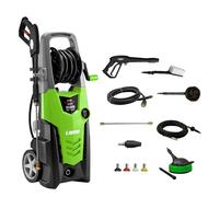 Lavor Hidrolimpiadora de agua fría IKON 225 Extreme con sistema de espuma ajustable, 2 cepillos, accesorio para limpiar suelos, Presión max 225 bar, Caudal max 300 litros por hora, Motor 2300 Watt