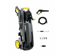 LAVOR Hidrolimpiadora de Agua Fría Pascal 20 Plus con Motor de Inducción, Presión 140 Bar máx, Caudal 400 l/h máx, con Lanza en Acero con 4 Boquillas y Boquilla Turbo