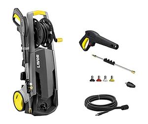 LAVOR Hidrolimpiadora de Agua Fría Pascal 20 Plus con Motor de Inducción, Presión 140 Bar máx, Caudal 400 l/h máx, con Lanza en Acero con 4 Boquillas y Boquilla Turbo