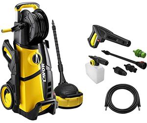Lavor Hidrolimpiadora de Alta Presión LVR4 PLUS 160 WPS con Programas de Lavado, Enrollador de Manguera y Limpiador de Suelos, Presión max 160 bar, Caudal max 510 litros por hora, Motor 2500 Watt