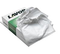 Lavor Juego de 3 filtros de tela para aspiradora Joker y Ashley 111, Ashley 411, Ashley 901, Ashley 1000 Premium/Evo/Prime, para aspirar polvo o ceniza, gris claro