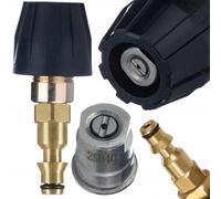 Lavor - Mini boquilla de chorro plano de metal con sistema de clic, repuesto para lavor Skipper Air Prime STM Vertigo Ninja Force Galaxy Storm Pro