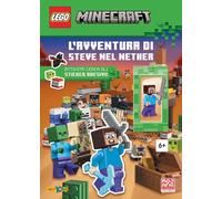L'avventura di Steve nel Nether. Lego minecraft. Ediz. a colori. Con minifigure di Steve. Con Adesivi (Panini kids)