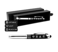 Law and Justice Torch Pen con lápiz capacitivo, regalo para oficiales de policía, abogados, profesionales legales, empleados públicos, ideas de regalo para las fuerzas del orden