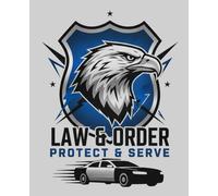 Law Enforcement Police Composition Notebook for Adults Kids Boys Girls Teens 110 Pages College Ruled 7.5 x 9.25 Lined Paper Composition Book: Cute ... Patriots Veterans Police Academy Students