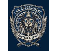 Law Enforcement Police Composition Notebook for Adults Kids Boys Girls Teens 110 Pages College Ruled 7.5 x 9.25 Lined Paper Composition Book: Cute ... Patriots Veterans Police Academy Students