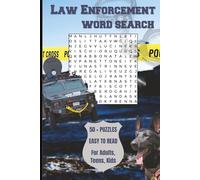 Law Enforcement Word Search Book
