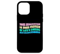 Law of Attraction Manifesting Spiritual Growth Retro Wavy Carcasa para iPhone 12 Mini