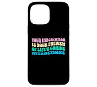 Law of Attraction Manifesting Spiritual Growth Retro Wavy Carcasa para iPhone 13 Pro MAX