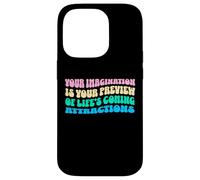 Law of Attraction Manifesting Spiritual Growth Retro Wavy Carcasa para iPhone 14 Pro