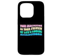 Law of Attraction Manifesting Spiritual Growth Retro Wavy Carcasa para iPhone 15 Pro