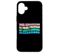 Law of Attraction Manifesting Spiritual Growth Retro Wavy Carcasa para iPhone 16 Plus