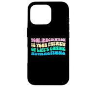 Law of Attraction Manifesting Spiritual Growth Retro Wavy Carcasa para iPhone 16 Pro