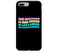 Law of Attraction Manifesting Spiritual Growth Retro Wavy Carcasa para iPhone 7 Plus/8 Plus
