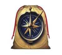 Law of the Compass - Bolsas de Navidad con cordón para Navidad, regalos de boda, fiesta, manualidades, Navidad, regalos