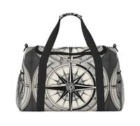 Law of the Compass Navigation 1 - Equipaje de mano para mujeres y hombres, bolsa cruzada de fin de semana para yoga, viajes, imprescindible, Negro -, Talla única