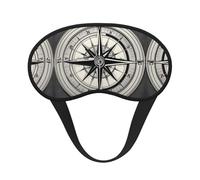Law of The Compass Navigation 1 Print All-Around Comfort Sleep Mask Blackout Sleep Mask for Women Men Travel Yoga