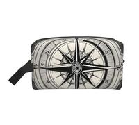 Law of The Compass Navigation - Bolsa de almacenamiento con cremallera impresa, accesorios de viaje, bolsa de artículos de aseo portátil, bolsa de artículos de aseo