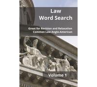 Law Word Search Puzzles: Word Search Puzzles with Easy to Read Print and about Law, Legal Systems, Justice and More | 6x9 Inches, 100 pages | 50 Puzzles ... For Gifting, Relaxation, Revision