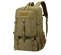 Lawaia Mochila Militar Tactica Hombre 35L Mochila Viaje Crossfit Senderismo Camping Trekking Gimnasio Mochilas Impermeable Deporte MontañA 52 * 34 * 21cm (Caqui)