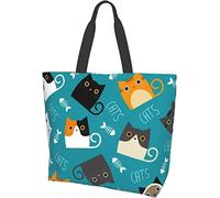 Lawenp Bolso de mano con diseño de plumas de pavo real, bolsos de hombro informales grandes para mujer, bolsas de comestibles reutilizables para el trabajo, compras, viajes, playa