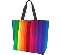 Lawenp Bolso de mano con patrón de corazón de perro cachorro Pug divertido, bolsos de hombro informales grandes para mujer, bolsas de comestibles reutilizables para el trabajo, compras, viajes, playa