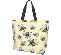 Lawenp Bolso de mano Vintage con diseño Floral de pavo real, bolsos de hombro informales grandes para mujer, bolsas de comestibles reutilizables para el trabajo, compras, viajes, playa