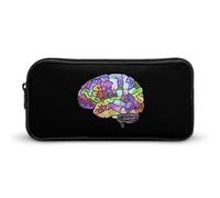Lawenp Estuche para lápices The Rainbow Brain, Bonito Estuche para cosméticos, Organizador para Viajes y Oficina