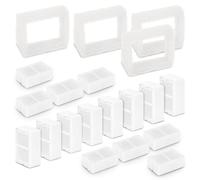 Lawfery Filtros de repuesto para fuente de agua de cerámica para gatos, 16 filtros de carbono y 4 esponjas de prefiltro (16+4)