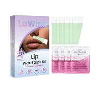 LaWink Bandas de Cera Fría para Depilación Facial y Labios - 20 Tiras