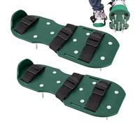 Lawn Aerator Shoes, Adjustable Grass Aerator for Lawn, Heavy Duty Spike Footwear, Household Yard Accessories, Gardening Supplies, Sturdy Material, 1 par