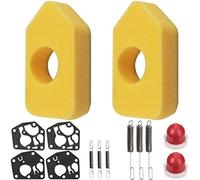 Lawn Care Essentials - Kit completo de reparación que incluye filtros de aire, diseñado para adaptarse a varios modelos de cortacésped BS Engine