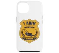 Lawn Enforcement Officer Landscaper Gardening Grass Mowing Carcasa para iPhone 13
