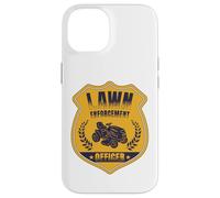 Lawn Enforcement Officer Landscaper Gardening Grass Mowing Carcasa para iPhone 14