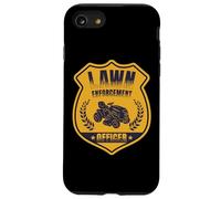 Lawn Enforcement Officer Landscaper Gardening Grass Mowing Carcasa para iPhone SE (2020) / 7/8
