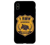 Lawn Enforcement Officer Landscaper Gardening Grass Mowing Carcasa para iPhone XS MAX