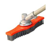 Lawn Mower Deck Cleaning Tool,Heavy Duty Scrubber - Mowing Machine Brush | for Yard, Patio, Farm, Outdoor, Interior, Tile Grout11.61x1.85 Inchesheavy Duty Scrubber Cleaning Tool Lawn Mower Brushes